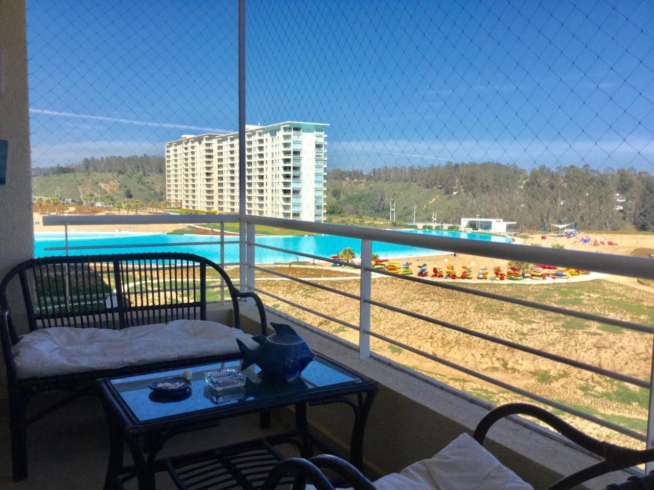 Departamento En Laguna Bahia Algarrobo Exterior foto